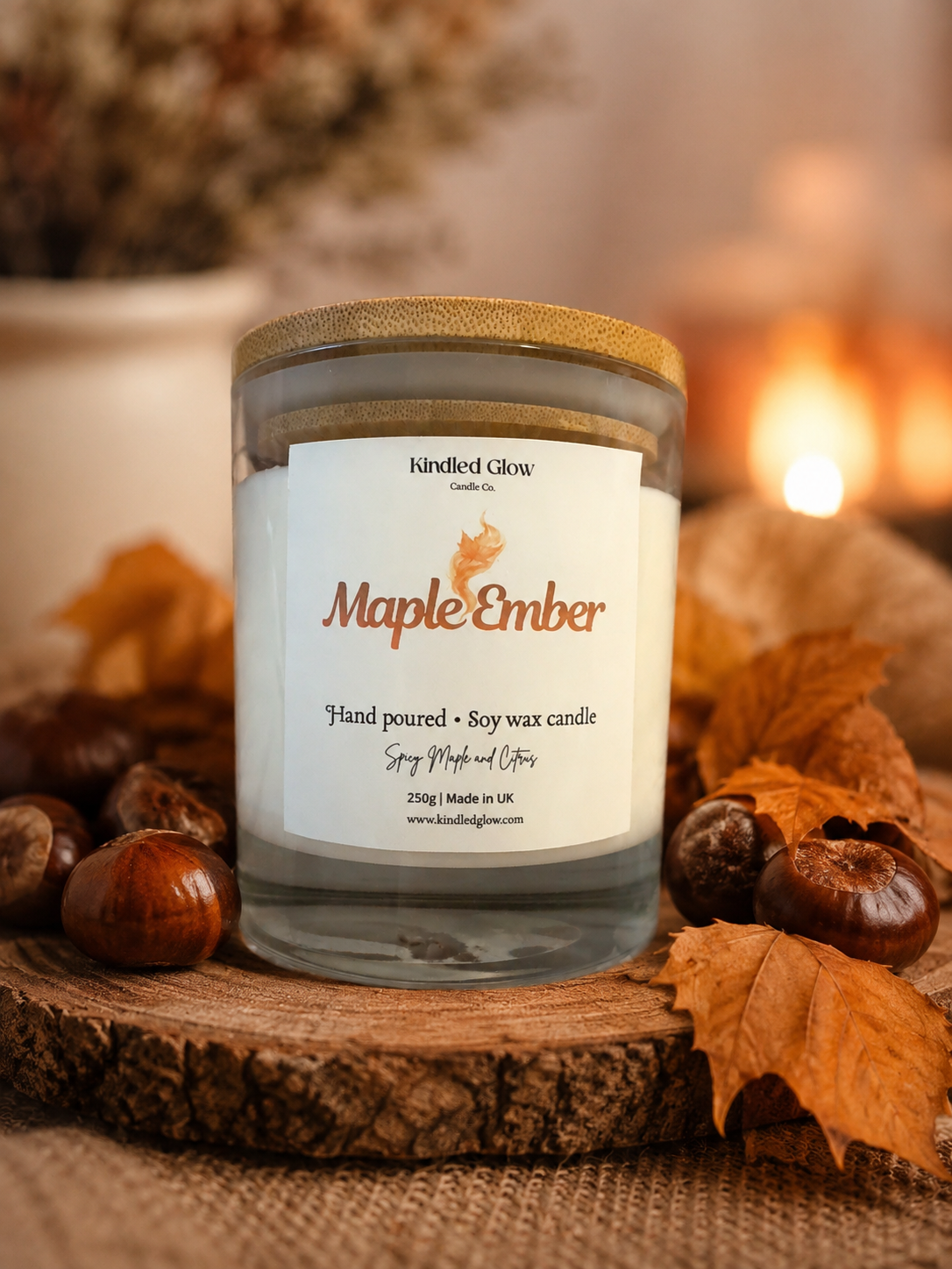 Maple Ember | Large Candle